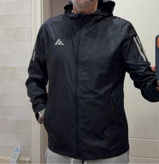 Cortavientos Adidas Negro Nuevo con Etiquetas