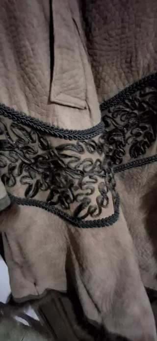 Cappotto in montone con pelliccia