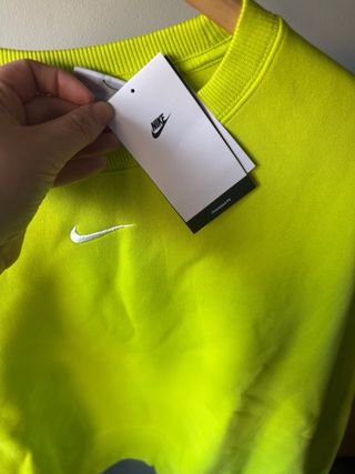 Sudadera Nike Verde Neón