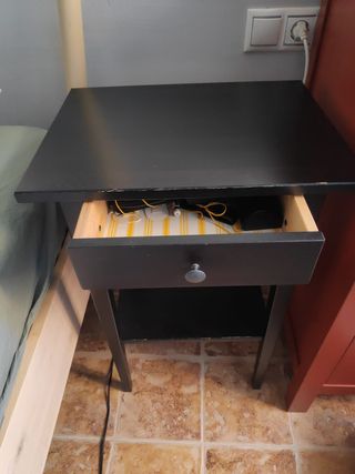 Mesitas de noche Ikea negras (2 unidades)