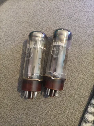 Válvulas EL34 Tesla (2 unidades)