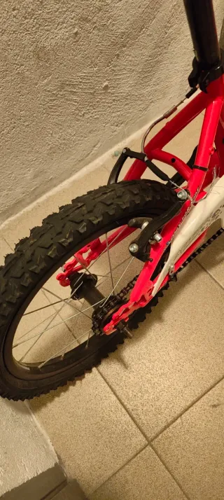 Bicicleta infantil roja MITICAL