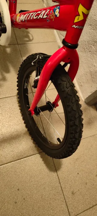 Bicicleta infantil roja MITICAL