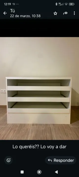 Zapatero Blanco Grande