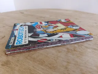 Lote 5 cómics manga antiguos robotech Candy Candy