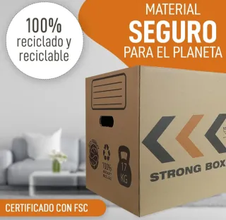 35 Cajas de cartón para mudanza de segunda mano