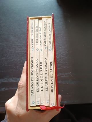 Autores españoles Contemporáneos XII. 5 libros en