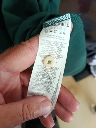 Polo Springfield Verde Talla L. No envío.