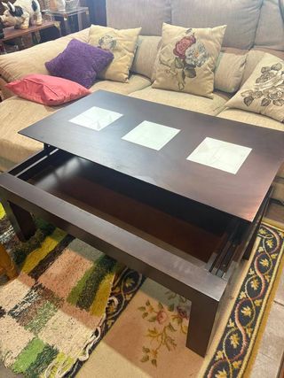 MESA DE CENTRO ELEVABLE