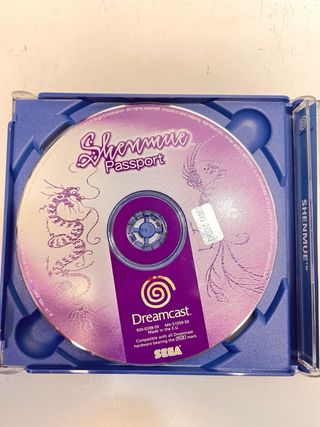 Dreamcast Shenmue Sega Videojuego