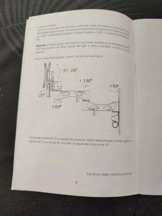 Soporte TV Plasma y LCD Articulable