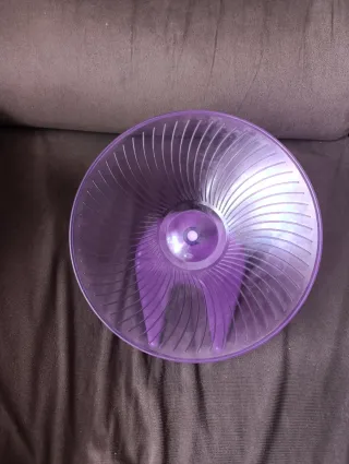 Rueda para roedores morada