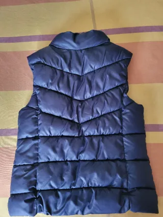 Chaleco acolchado niña Sfera azul marino