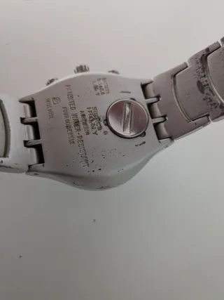 Reloj Swatch Irony Cronógrafo Plata