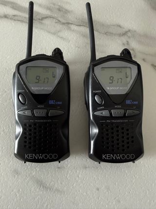 2 Kenwood UBZ-LH68 Walkie Talkies