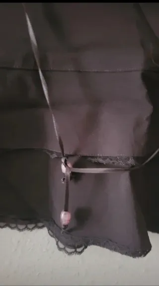 Falda Zara mini negra Talla M