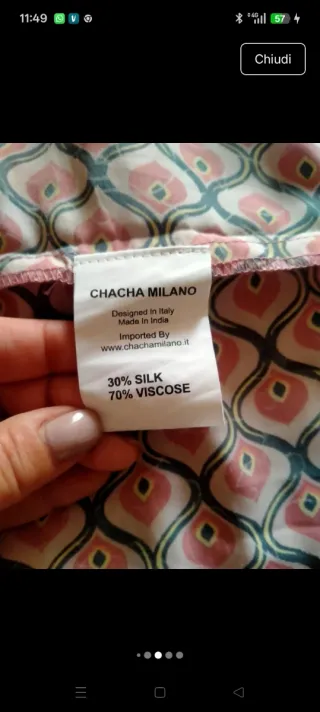 Bellissimo abito fantasia
