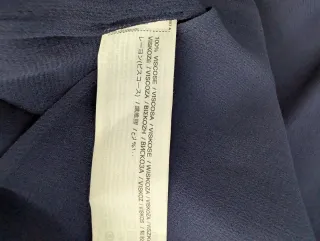 Mango Chaqueta Gasa Azul Talla M