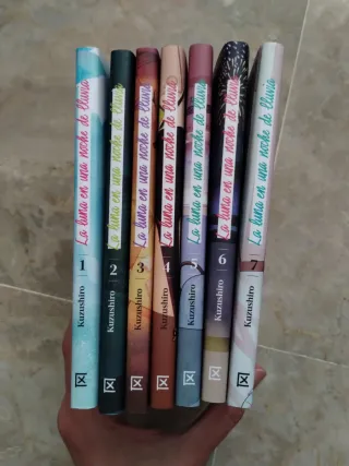 La luna en una noche de lluvia manga