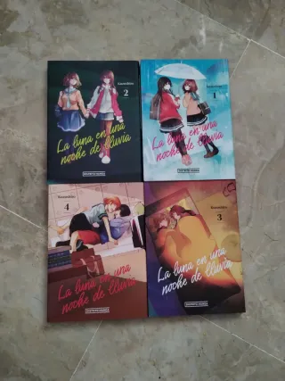 La luna en una noche de lluvia manga