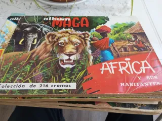 Álbum de cromos África y sus habitantes Maga
