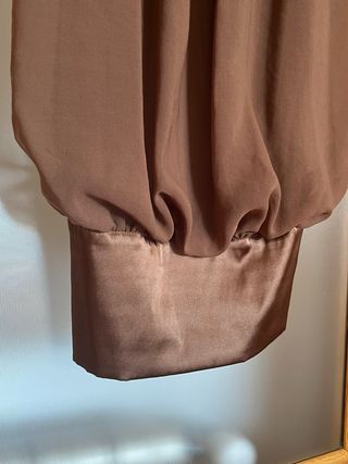 Vestido Zara Talla XS Marrón