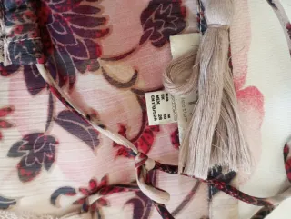 Lote Pantalón Beige y Blusa Estampada