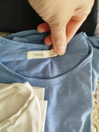 Lote 7 camisetas niña T8 y T9