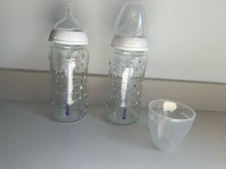 Biberón de cristal nuk (nuevo)