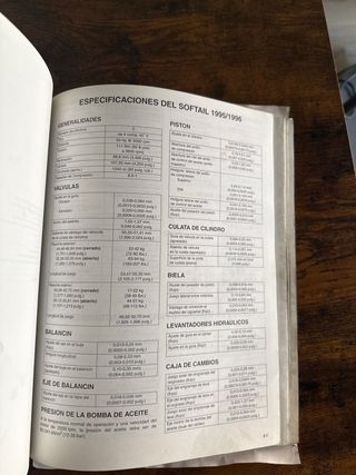 Manual Servicio Harley Davidson Softail 1995-1996