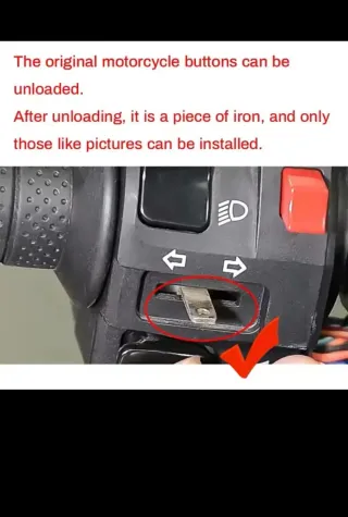 Botón Intermitente Indian para Moto/Scooter