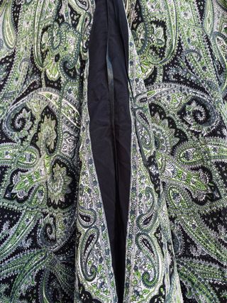 Vestido hindú estampado paisle tejido viscosa