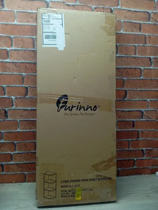 Estantería Esquinera Furinno 3 Niveles Blanca