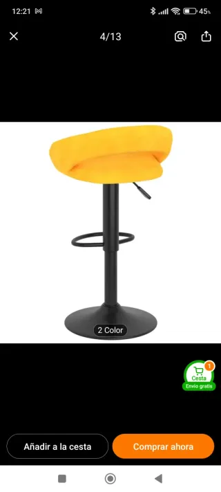 Taburetes Altos Ajustables (2uds)