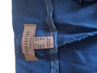 Lote Pantalón Azul y Blusa Estampada