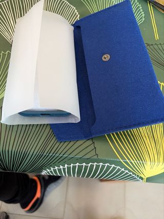 Funda premium de piel iPhone 17 Azul