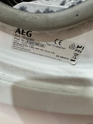 Secadora AEG 8000 Series Lavatherm