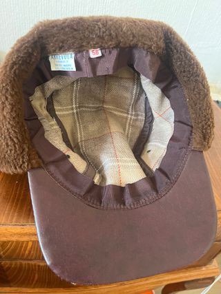 Gorra vintage cuero marrón