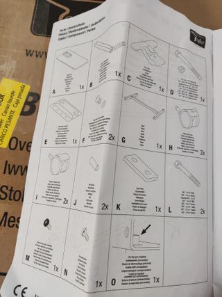 Teqler Mesita de cama regulable en altura