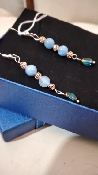 Orecchini Pietra Acquamarina