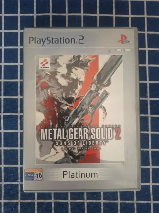 PS2 METAL GEAR SOLID 2 SONS OF LIBERTY ORIGINAL