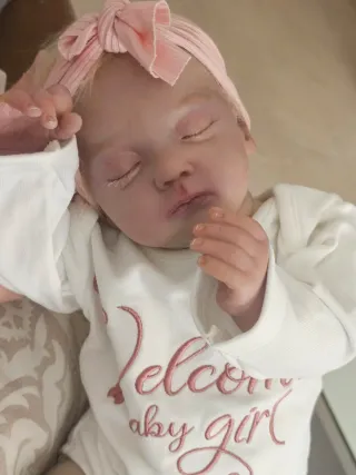 Bebé Reborn realista, kit Alessia