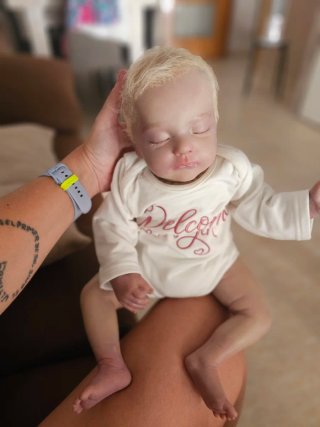 Bebé Reborn realista, kit Alessia