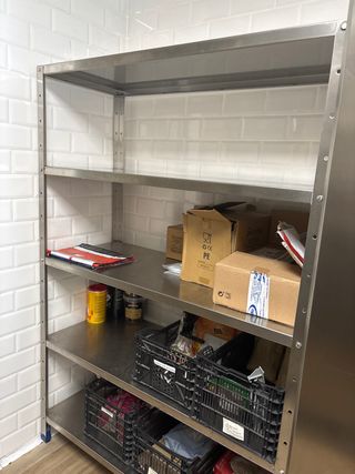 Estantería industrial acero inoxidable