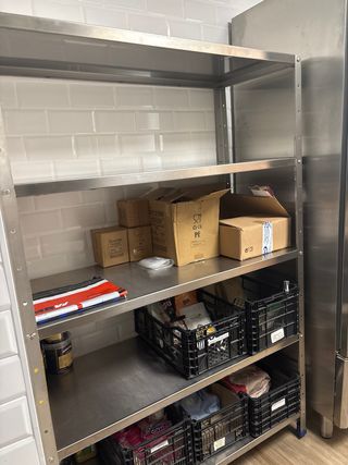 Estantería industrial acero inoxidable