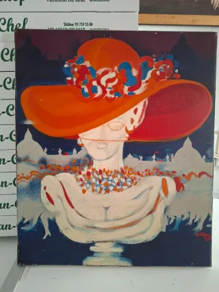 La Nova Marianne. Cuadro Dama con sombrero France