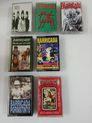7 BARRICADA Cintas Cassettes ELIGE