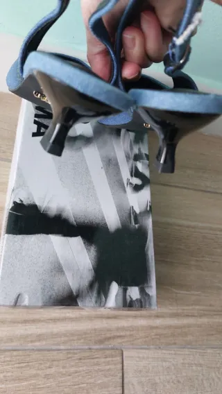 Zapatos destalonados Payma denim talla 37