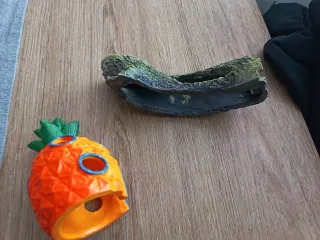 Piña Bob Esponja y tronco acuario