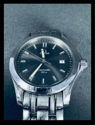 Omega Seamaster 1998 Negro/Plata